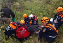 ДТП в горах: пострадавшему помогли спасатели Спасатели РОСО