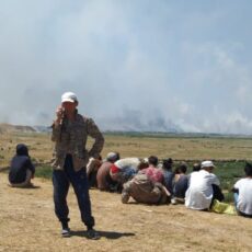 Взрыв на арсенале в Арыси