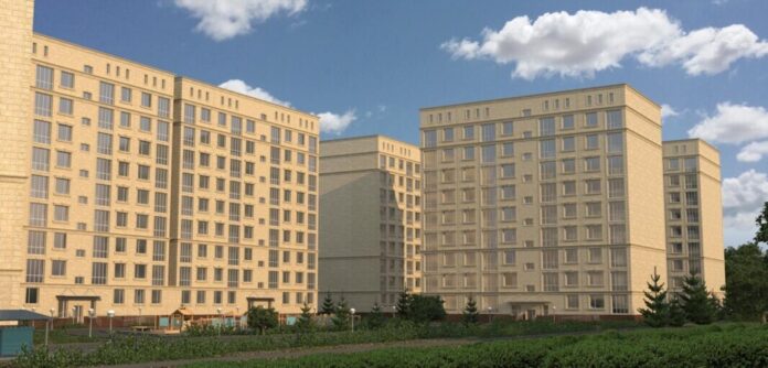 В Шымкенте строится комфортабельный жилой комплекс 