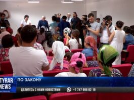 Бердибек Сапарбаев встретился с эвакуированными из Арыси жителями 