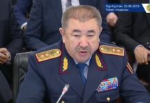 Министр МВД РК рассказал о текущем положении дел в Арыси Министр МВД РК Ерлан Тургумбаев