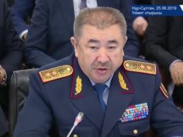 Министр МВД РК Ерлан Тургумбаев