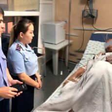 В Туркестанской области полицейский спас тонущего мужчину спасли тонущего мужчину