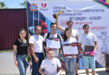 Журналисты Шымкента прошли «пожарный квест» спартакиада СМИ