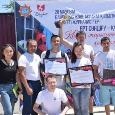 Журналисты Шымкента прошли «пожарный квест» спартакиада СМИ