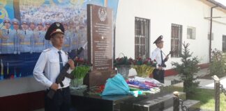 В Сарыагашском районе почтили память погибших сотрудников полиции память погибших сотрудников полиции