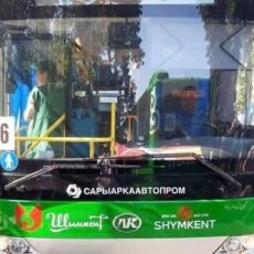 В Шымкенте по 96 маршруту пустили новые автобусы