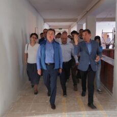 Аскар Мамин проинспектировал ход восстановления Арыси