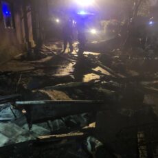 В Шымкенте по проспекту Абая произошел пожар