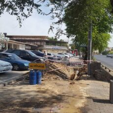 Реконструкция водовода в центре Шымкента продолжается
