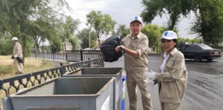 На шымкентском нефтеперерабатывающем заводе начали сортировать мусор