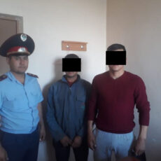 Полицейские Туркестанской области с поличным задержали похитителей винограда