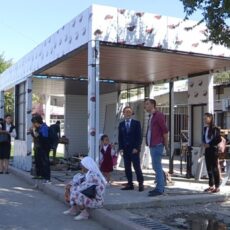 В Туркестане строят умные остановки с Wi-Fi и туалетами