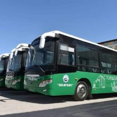 Автопарк Туркестана пополнился на 16 автобусов