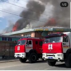 В Туркестане произошел пожар в гостинице «Яссы»