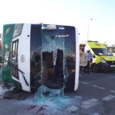 13 человек поступили в больницу после ДТП с автобусом. Среди них — трое детей ДТП с участием автобуса по пр. Назарбаева