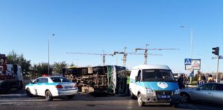 В полиции Шымкента прокомментировали ДТП с автобусом, в котором погиб пассажир ДТП с участием автобуса по пр. Назарбаева