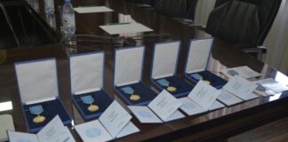 Пожарных и полицейских Туркестана наградили за мужество и героизм