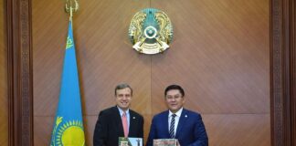 Аким Шымкента провел встречу с генеральным консулом США в РК