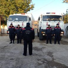 Спасатели Шымкента переоделись в зимнюю форму