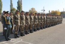 Военнослужащие осеннего призыва 2018 года завершили службу в частях на юге Казахстана