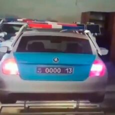 Макеты патрульных авто планируют установить в Туркестанской области муляж патрульной машины