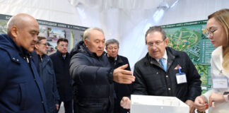 Елбасы прибыл в Туркестан и поздравил горожан с Днем города