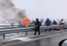 ДТП в Казыгурте: 11 пострадавших в больнице, 8 — в реанимации