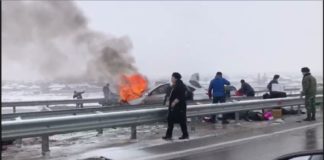 ДТП в Казыгурте: 11 пострадавших в больнице, 8 — в реанимации