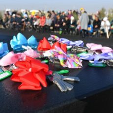 100 арысских семей получили новое жилье в новом микрорайоне