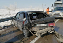 ДТП с участием семи машин произошло в Туркестанской области