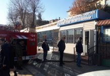 В здании Аль-Фарабийского отдела полиции Шымкента произошел пожар