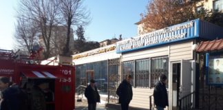 В здании Аль-Фарабийского отдела полиции Шымкента произошел пожар