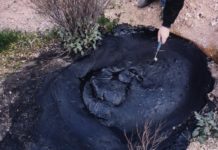 В Туркестанской области геологи обнаружили нефтяную плёнку нефть