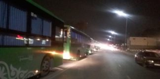 Транспортный коллапс: В Шымкенте по улице Кожанова образовалась многокилометровая пробка