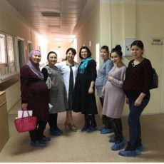 В Шымкенте перинатальный центр провел экскурсию для будущих мам роддом на Нурсате