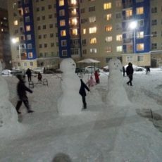 Ну наконец-то! В Шымкенте случилось нашествие снеговиков