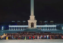 Пять тысяч казахстанцев спели гимн гимн
