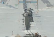 Полицейские помогли заблудившемуся туристу в Туркестанской области машина застряла в снегу