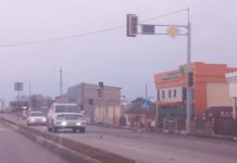 В Сайрамском районе на опасном пешеходном переходе установили светофор