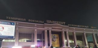 В Шымкенте в здании железнодорожного вокзала произошел пожар