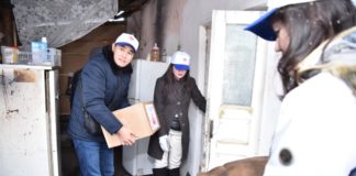 50 семей в Шымкенте получили помощь продуктами