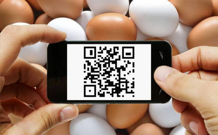 яйца: QR-код