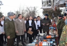 В Шымкенте ЧСники и молодые волонтеры проверили безопасность «Безопасного города»