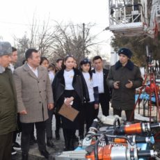 В Шымкенте ЧСники и молодые волонтеры проверили безопасность «Безопасного города»