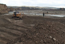 В Шымкенте меняют русло реки Бадам река Бадам