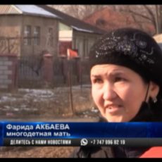 В Шымкенте в недостроенном доме под присмотром 70-летней пенсионерки проживает шестеро детей