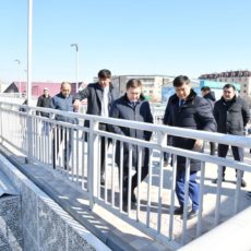 Надземный переход на Жана шахаре станет подарком к 8 Марта
