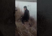В Туркестанской области полицейский спас тонущего в канале ребенка (видео)