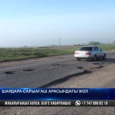 Дырявую трассу «Сарыагаш-Шардара» отремонтируют